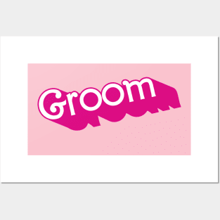 Groom Barbie logo Posters and Art